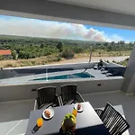 公寓 Madison, Spacious Sea View Near Zadar With Heated Pool 珀塞达耶